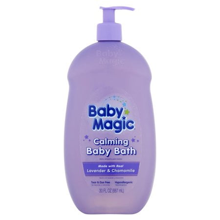 (2 Pack) Baby Magic Lavender & Chamomile Calming Baby Bath, 30 fl oz
