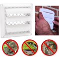 thumbnail image 2 of 4 Inch Louvered Exhaust Dryer Vent Cover Outdoor Exhaust Cap & KSTK1 27-inch Laundry Stacking Kit, 2 of 8
