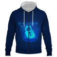 thumbnail image 1 of Sudadera unisex con capucha y cremallera con estampado 3D para hombre y mujer, jersey de invierno de gran tamaño, ropa de calle, nueva, 1 of 6