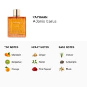 Rayhaan Mens Adonis Icarus EDP Spray 3.4 oz Fragrances 6297001571194