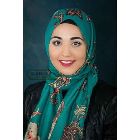 PAISLEY VIVID COLOR FASHION SCARF MUSLIM HIJAB 66" X 25 