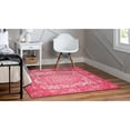 thumbnail image 6 of Unique Loom Medallion Richmond Rug , 4' 0" x 4' 0" ,Pink, 6 of 7