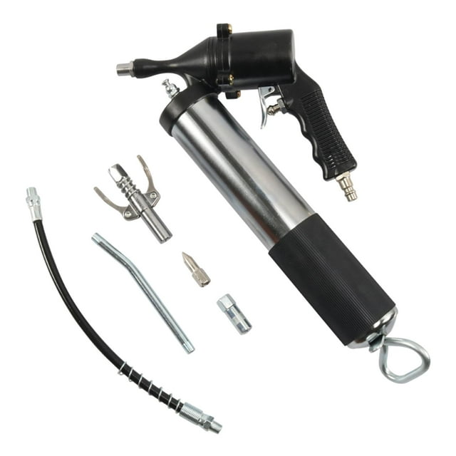 Herramienta de engrase de alta presión, fácil de usar, palanca manual de metal con manguera flexible para aplicaciones agrícolas y automotrices.