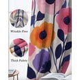 thumbnail image 3 of Pink Spring Floral Blackout Curtains for Bedroom Living Room Darkening Curtains 54 Inch Long Farmhouse Flower Modern Abstract Art Short Curtain for Small Window Treatment Grommet Drapes 42"x54"x2, 3 of 9