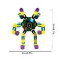 thumbnail image 4 of Glowing Fingertip Mechanical Top Anxiety And Stress Relief Diy Deformable Stress Relief Toy Creativity Development Glowing Decompression Fingertip Spinner, 4 of 6