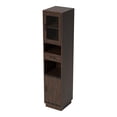 thumbnail image 5 of Hury Multi-Storage Wood Tower Cabinet, Vintage Walnut, 5 of 13