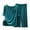 Green, variant on Two Piece Sets for Women Casual Summer Crew Neck Short Sleeve Top Elastic Waist Wide Leg Pants Lounge Sets Outfits Set