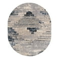 thumbnail image 2 of Unique Loom Tucson Collection Area Rug - Sabino (8' x 10' Oval Gray/Black), 2 of 6