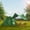 4 Person-210D Oxford-5.6'H-Green, variant on RICHRYCE 12-15 Person Inflatable Camping Tent with Carrying Bag
