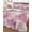 Pink, variant on Twin Quilt Bedding Set, Sage Green Ombre Reversible Summer Quilt 3 Pieces, Gradient Abstract Art Vintage Grey Lightweight Bedspreads Coverlets with 2 Pillow Shams for All Seasons