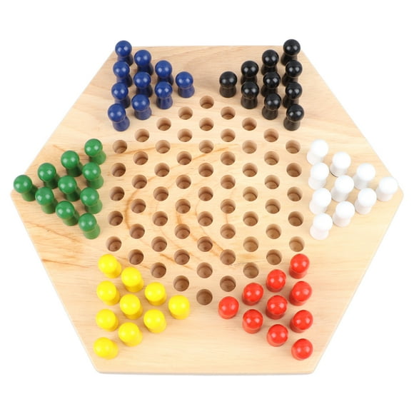 Chinese Checkers Game Play, Logic Thinking Development Chinese Checkers Set for Home Travel Trip Camping for Children Adult