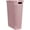 Pink, variant on Slim Laundry Hamper with Lid, 40L Clothes Basket, Premium Wicker Design, Plastic, Pink