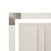 Penthouse Queen Short Panel Bed - Frosted Linen