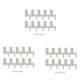 thumbnail image 1 of 30Pcs Cabinet Armario Armario LED Bisagra Luz Sensor Inteligente Lampara Frio Blanco Calido, 1 of 5