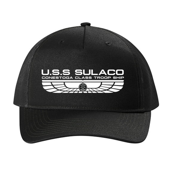 USS Sulaco Logo 5 Panel Printed Trucker Cap