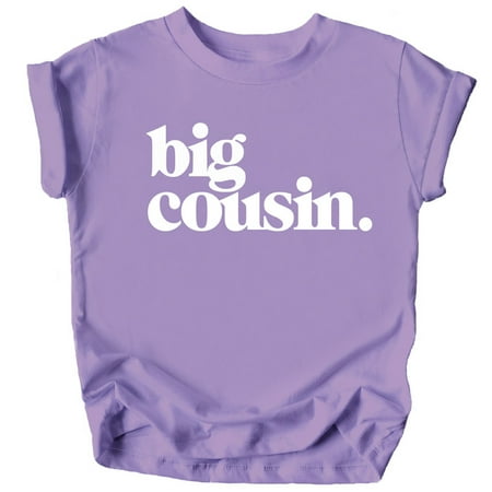 

Big Cousin T-Shirt for Girls Fun Family Outfits Purple Shirt 12 Months