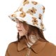 thumbnail image 4 of Gorro de felpa de invierno, gorro de pescador de piel sintética para mujer, 4 of 5