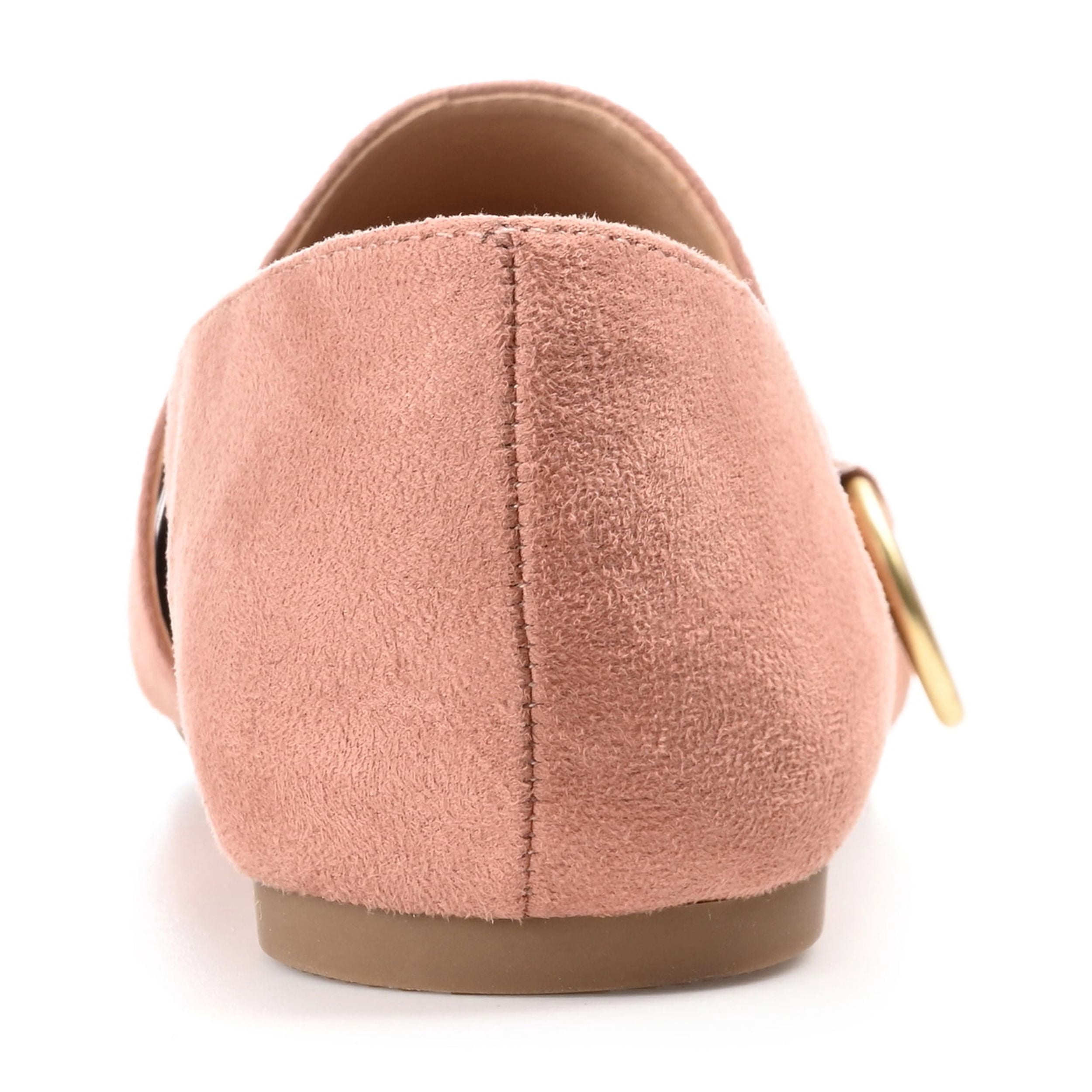 Journee Womens Benntly Slip On Square Toe Loafer Flats
