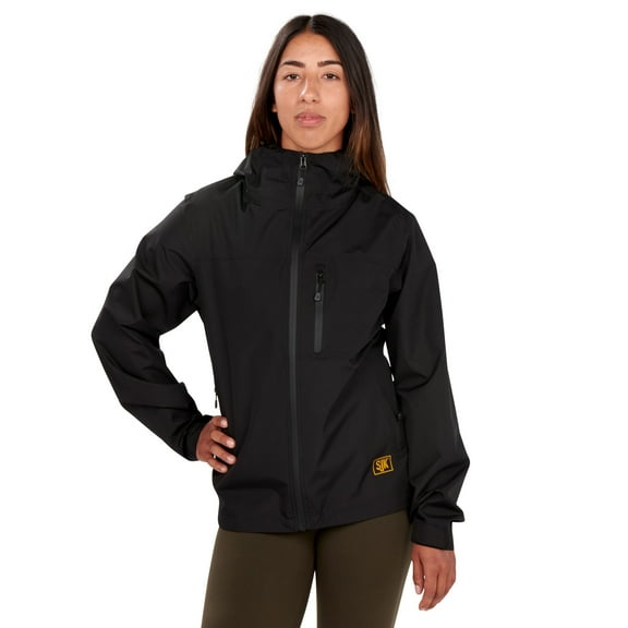 Women's Gale Rain Jacket by SJK - Black