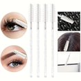 thumbnail image 3 of CHUANK A Set of 50 Black Disposable Brushes for Eyelash Extensions  Makeup Application  Eyelash Grafting  And Portable Beauty Tools for Combing Eyelashes., 3 of 7
