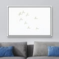 thumbnail image 2 of wall26 Framed Canvas Print Wall Art Duotone White Gray Birds Flying in Sky Nature Animals Photography Realism Rustic Scenic Landscape Colorful for Living Room, Bedroom, Office - 16"x24" Whi, 2 of 5