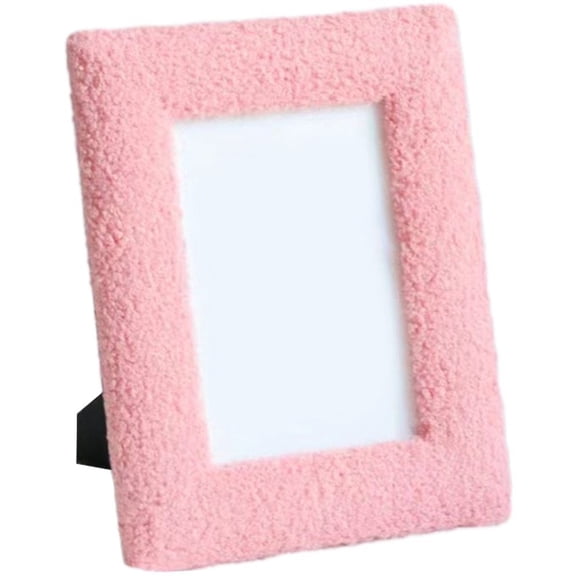 Hzzsbu Photo Frame 6x4 Plush Cat Picture Frame for Table or Wall, Cute Pet Themed Room Home Decor Accessories, Cat Gifts for Cat Lovers