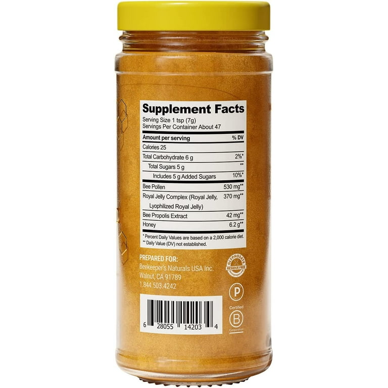 Beekeeper's Naturals Superfood Honey -- 11.6 oz - Vitacost