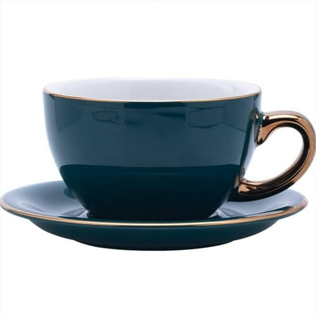 

QIBAXXYL Beautifully crafted high-quality ceramic cappuccino mugs perfect for any coffee lover. Enjoy a luxurious coffee experience with these elegant mugs featuring comfortable handles.