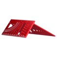 thumbnail image 1 of 45 90 Degree Angle Rulers, Woodworking Square Size Measure Ruler Aluminum Alloy Accurate Multifunctional  For Pipes For Punctuation Marking For Hole Scribing, 1 of 8