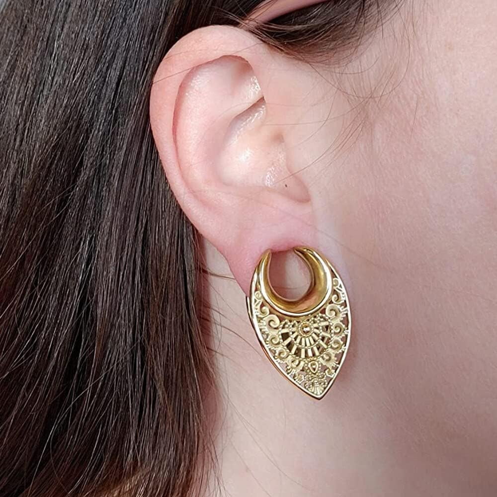 Stainless steel gauge earrings best sale