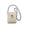 E-White, variant on Casual Canvas Waist Chest Pack for Men, Multi-Pocket Layered Design With Adjustable Strap, Lightweight Crossbody Sling Bag for Daily Commute, Work Travel and Outdoor Sports Activities, S-Khaki