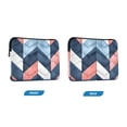 thumbnail image 7 of FORMRS 13-13.3 inch Laptop Sleeve Case Soft Carrying Quilted Computer Bag Cover, Blue Geometric, 7 of 7