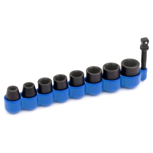 Titan 3/8in.-Drive Metric Impact Socket Set, 9-Pc.