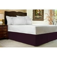 thumbnail image 1 of 100% Egyptian Cotton 1 PCs Box Pleated BedSkirt 18 inches (Wine,Full), 1 of 5