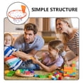 thumbnail image 3 of LOLIPPYY Orange Mini Basketball Hoop Indoor High-density Fiberboard 1Pcs for Kids, 3 of 8