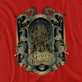 thumbnail image 2 of Game of Thrones T-Shirt Throne And Sigils Unisex Graphic Tee For Men & Women, 2 of 7
