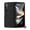 Black, variant on For Samsung Galaxy Z Fold 5 Silicone Grip Full Body Hybrid TPU with Hand Strap Handheld Design Wristband Shockproof PC Phone Case Cover by Xpression - Black