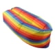 thumbnail image 4 of Sofá inflable resistente al desgarro, tumbona inflable portátil, silla inflable con bolsa de almacenamiento para adultos y niños, arcoíris, 4 of 8