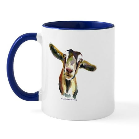 

CafePress - Goat Mug - 11 oz Ceramic Mug - Novelty Coffee Tea Cup