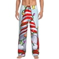 thumbnail image 1 of Balery Funny Christmas Gnome Pantalones de pijama para hombre, pijama ultraligero, pantalón de descanso-Large, 1 of 6
