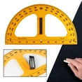 thumbnail image 6 of Math Geometry Ruler Teaching Supplies Angle Measurement Measuring Rulers Tool for Blackboard White Board Classroom Teachers Drawings , 1 Piece Protractor, 6 of 7