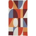 thumbnail image 5 of Abstract Geometric Tablecloth, Mid Century Nordic Modern Style Orange Blue Art Table Cloth Cover for Dining Room Party Outdoor Picnic Rectangle60x102, 5 of 6