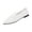 White, variant on Womens Beige Mesh Pointed Toe Slip-On Loafers Breathable Casual Flats Comfortable Work Shoes,Size 6