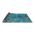 thumbnail image 2 of Ahgly Company Indoor Rectangle Oriental Light Blue Industrial Area Rugs, 2' x 4', 2 of 4