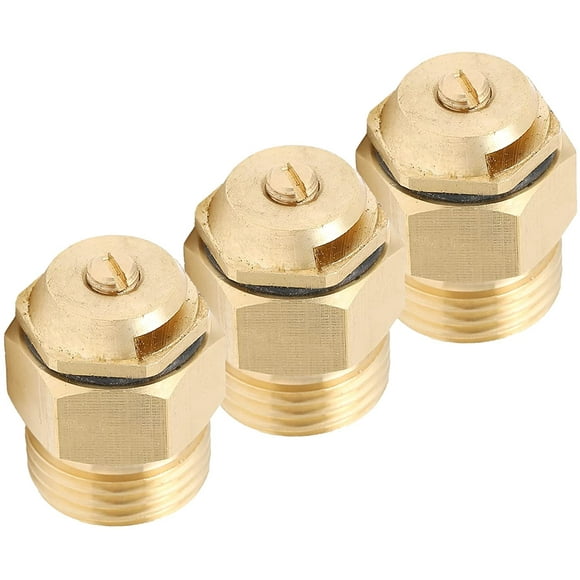 3PCS G1/2 Refraction Sprinkler Nozzle,Adjustable Copper Micro Sprinkler Head Garden Irrigation Accessories,for Watering Lawns, Plants,Flowers,Vegetables