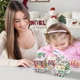 thumbnail image 4 of Vikszoy Car Toys Clearance! Kids DIY Doodle Puzzle Christmas Train Painting Set Stereo Puzzle Toys, 4 of 4