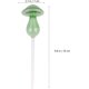 thumbnail image 3 of 1 planta bola de agua autopulverizante planta de vidrio transparente bola de agua en forma de seta aguja de pulverización de agua dispositivo de riego de plantas interiores y exteriores (verde) ER, 3 of 4