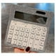 thumbnail image 5 of Rhinestone Crystal Calculator, Standard Desk Calculator LCD Display, Battery and Solar Powered Shiny Calculator, 5 of 5