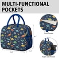 thumbnail image 6 of Womens Dinosaur Pattern with Text Elements Lunch Box for Work,Insulated Lunch Bag for Women,Loncheras Para Mujer,Leakproof Adult Lunch Bag for Work,Beach,Travel,Picnic,Camping, 6 of 7
