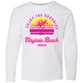 thumbnail image 3 of Inktastic Summer Enjoy the Sunshine Virginia Beach Virginia in Pink Long Sleeve Youth T-Shirt, 3 of 5